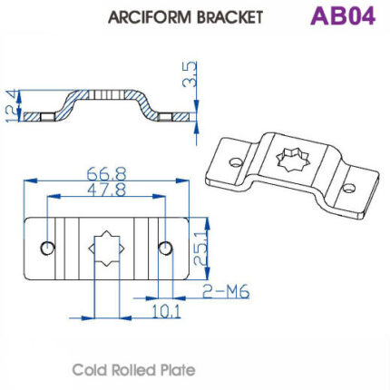 AB04 Arch-Form Bracket