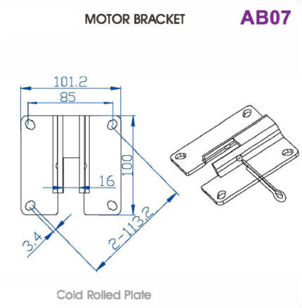 AB07 Motor Bracket