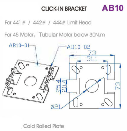 AB10 Click-In Bracket