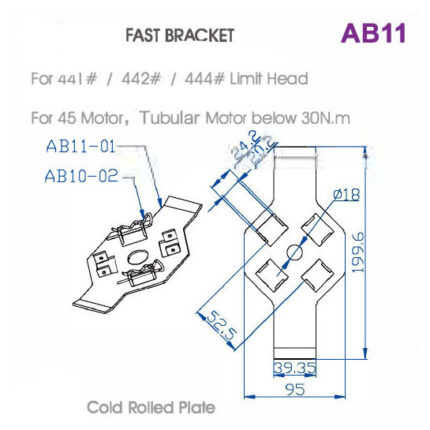 AB11 Motor Bracket