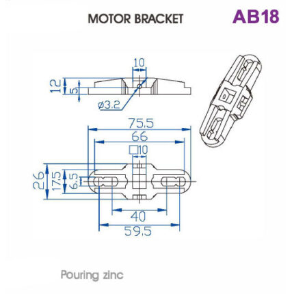 AB18 Motor Bracket