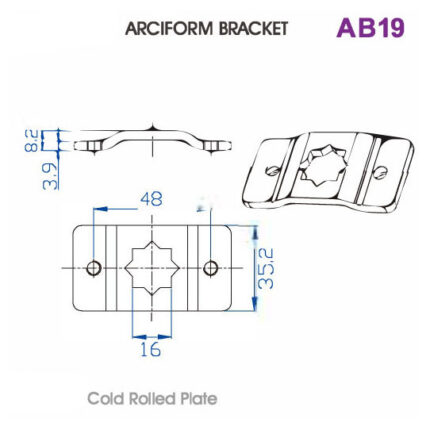 AB19 Arch-Form Bracket