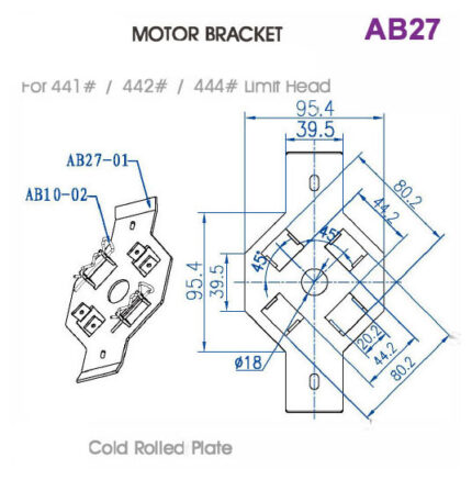 AB27 Motor Bracket
