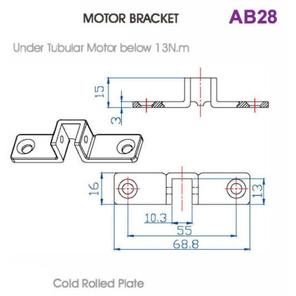 AB28 Motor Bracket