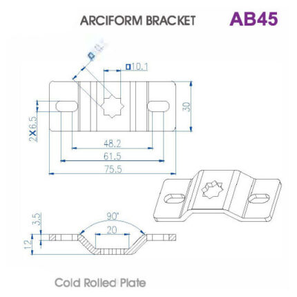 AB45 Arch-Form Bracket