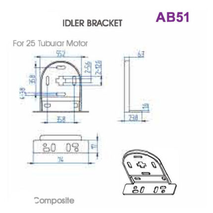 AB51 Idler Bracket