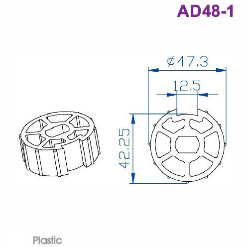 AD48-1 (2) AD48-1 Drive Adapter - Image 1