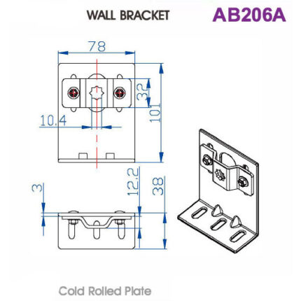AB206A Wall Bracket
