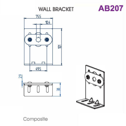 AB207 Wall Bracket