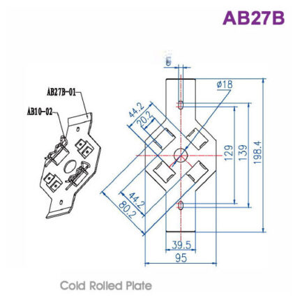 AB27B Motor Bracket