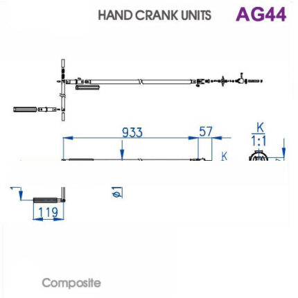 AG44 Anti-Upward Pedal Bracket